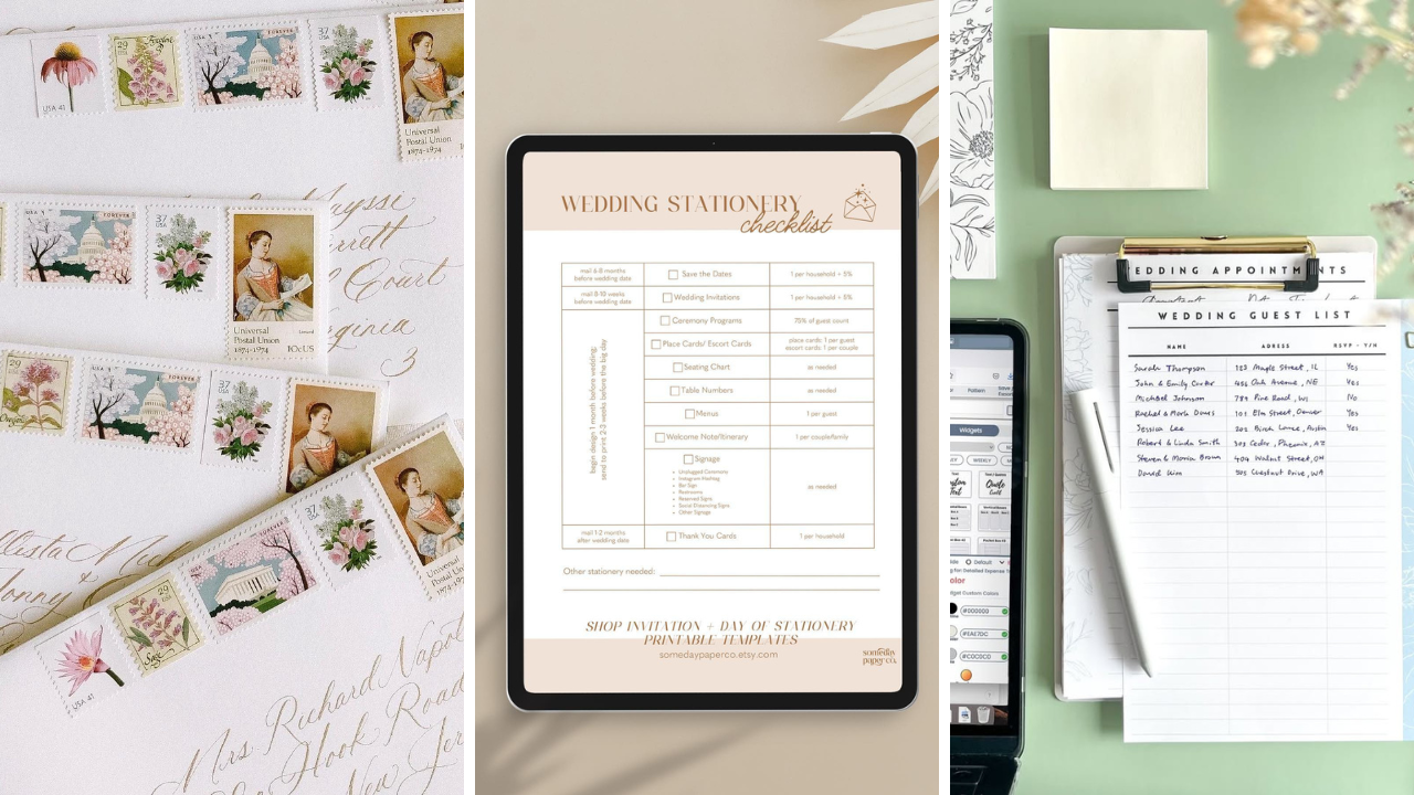 ceremony planning templates